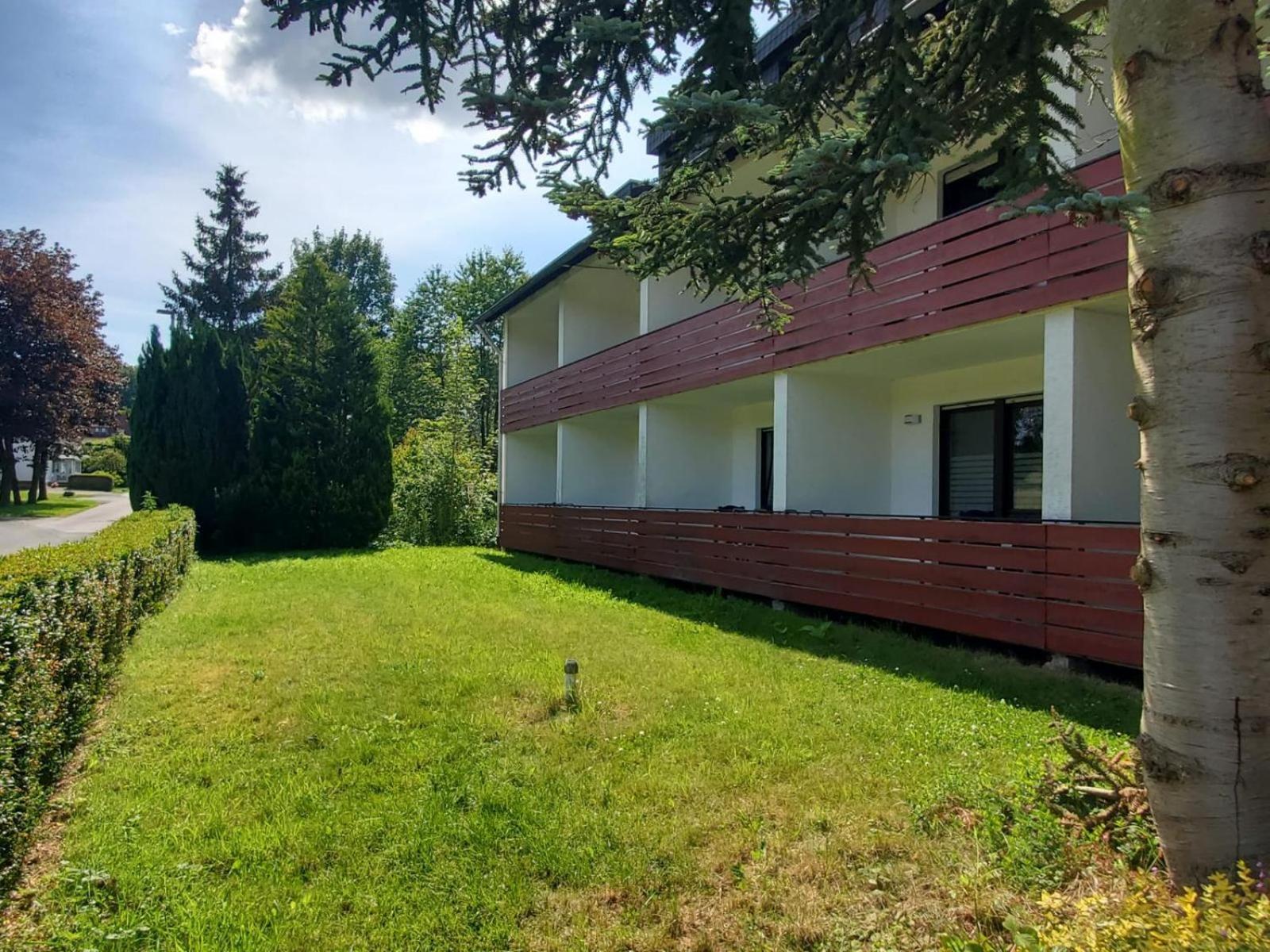 Gaestehaus Am Wald Lichtenau  Exteriör bild
